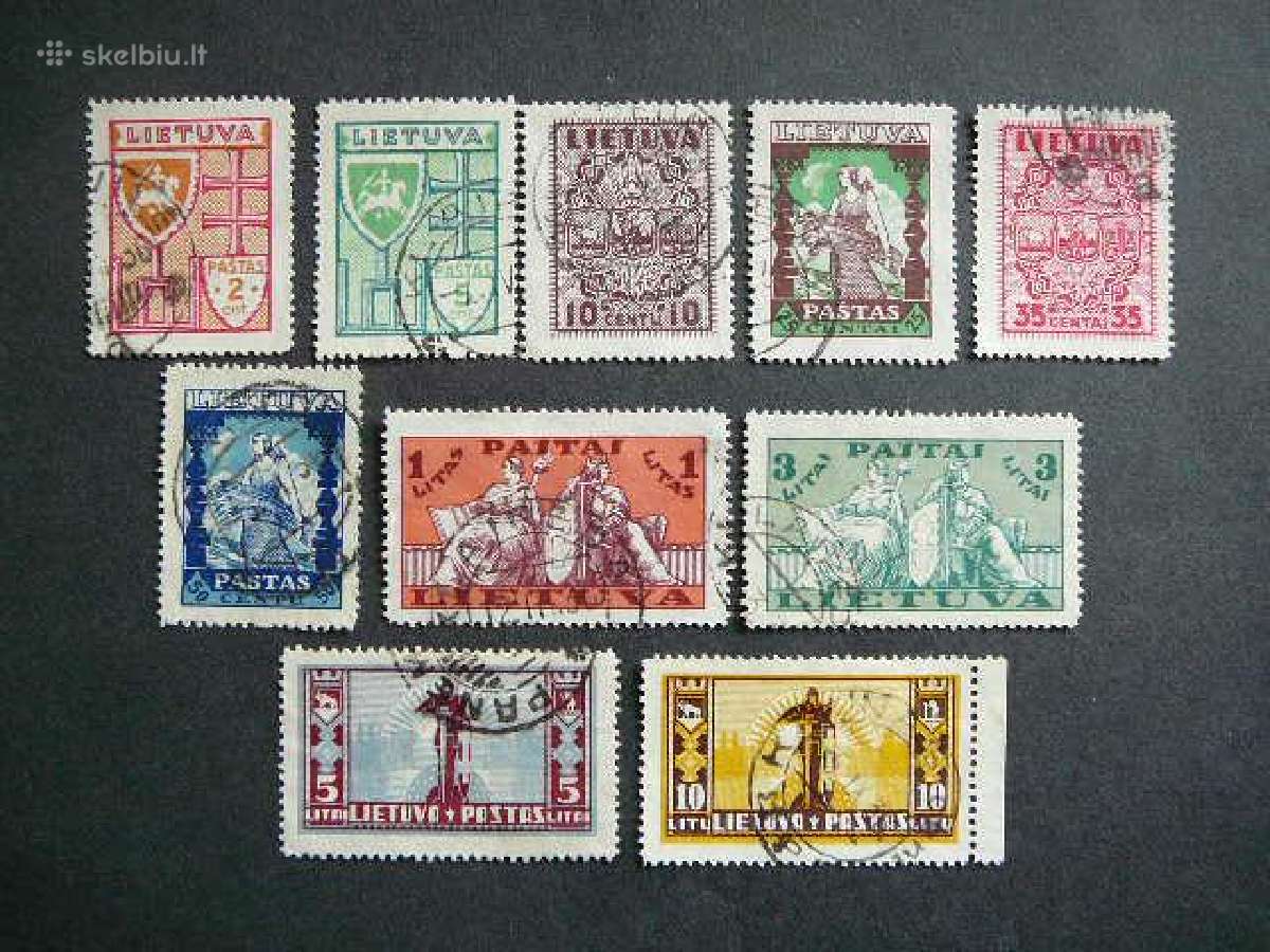Lietuva 1934 Standartai antsp. lit394/3a