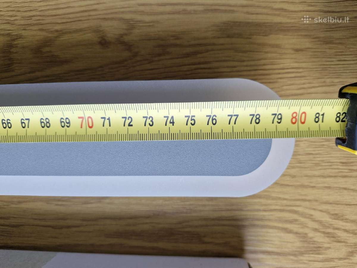Naujas LED šviestuvas ilgis 80cm, 32w. Pilkas - nuotraukos Nr. 3