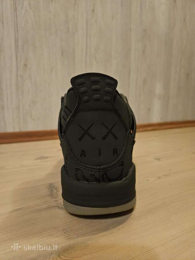 Jordan x Kaws Air 4 Retro "Black" - nuotraukos Nr. 4