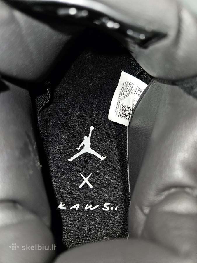 Jordan x Kaws Air 4 Retro "Black" - nuotraukos Nr. 7