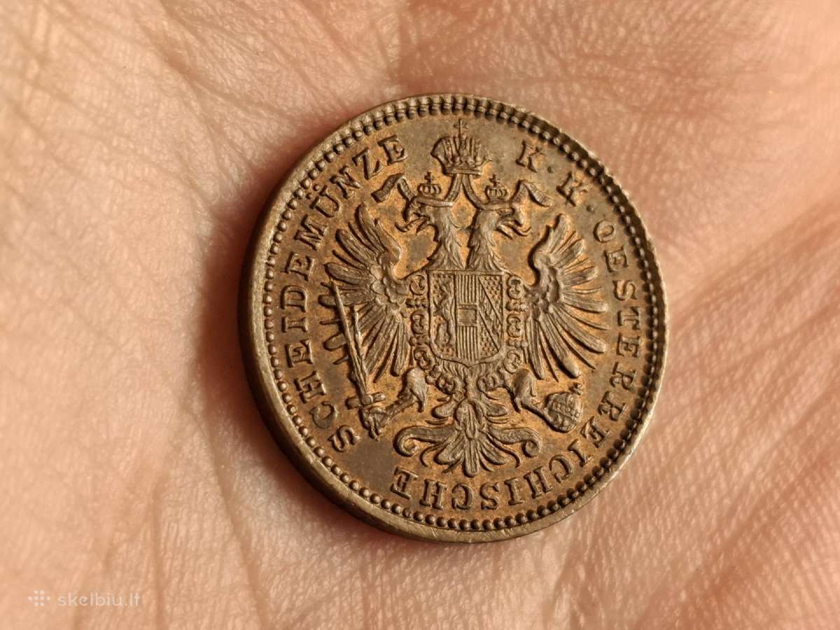 Austrija 1 kreuzer 1885 - nuotraukos Nr. 2