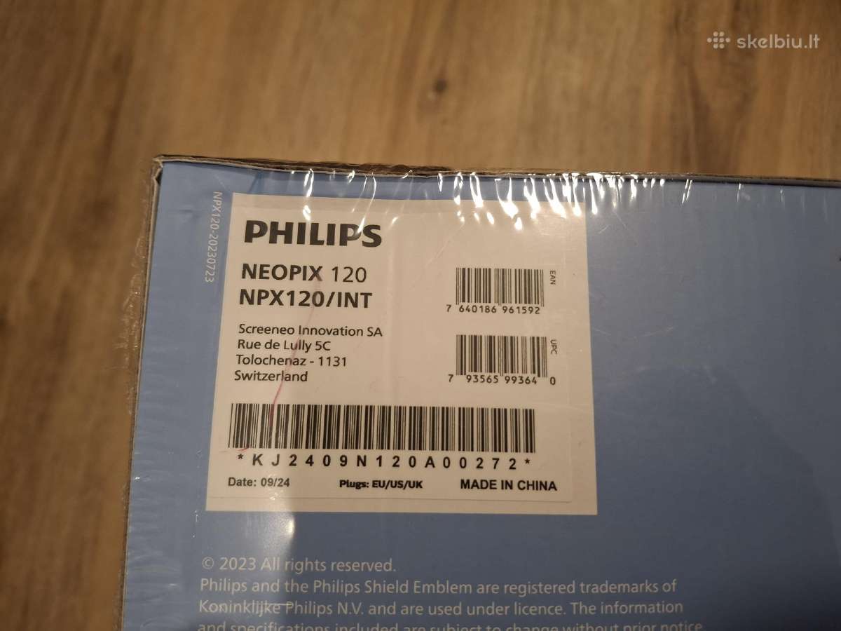 Philips Npx230/int / Neopix 120 projektorius - nuotraukos Nr. 7