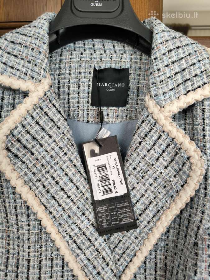 Marciano Guess švarkas mėlynas naujas 36 dydis (S) - nuotraukos Nr. 3