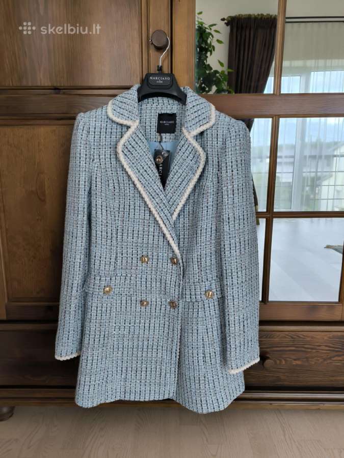 Marciano Guess švarkas mėlynas naujas 36 dydis (S)