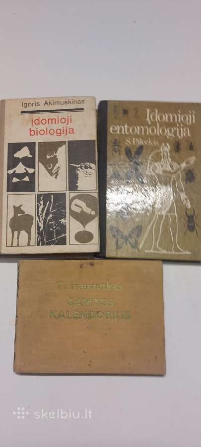 Knygos Įdomioji biologija, entomologija, T.ivanaus