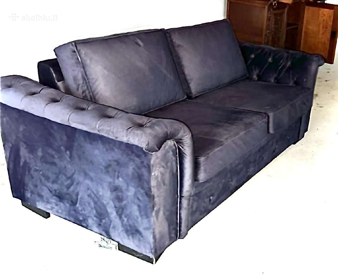 Parduodama klasikinė dvivietė sofa - nuotraukos Nr. 2