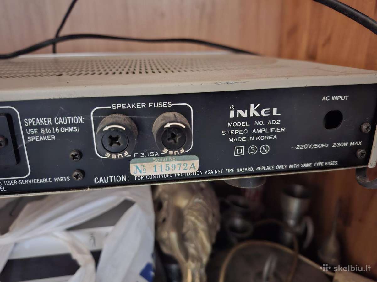 Audio stiprintuvas Inkel - nuotraukos Nr. 2