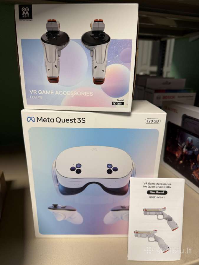Oculus Meta Quest 3s 128gb 3D Vr akiniai nauji - nuotraukos Nr. 7