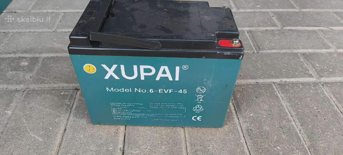 Xupai Evf 12v 45ah švino akumuliatorius