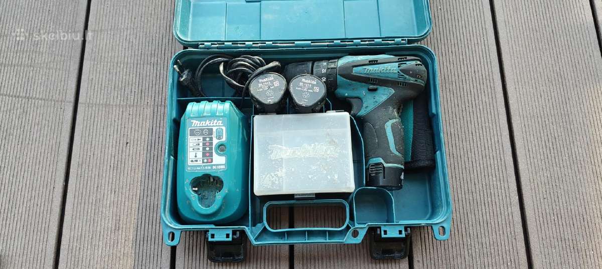 Makita Hp330dwle 10,8v Li-ion, 3 baterijos