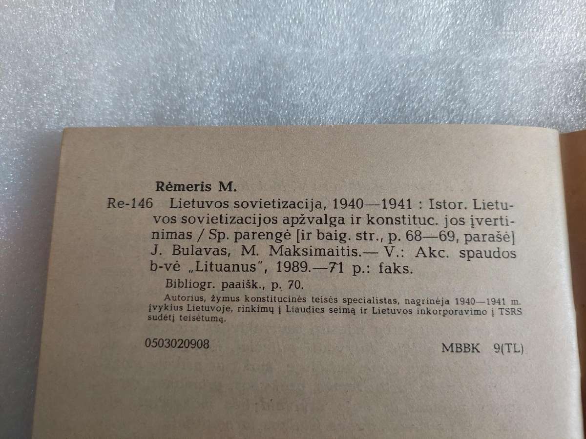 Lietuvos sovietizacija 1940-1941 - nuotraukos Nr. 4