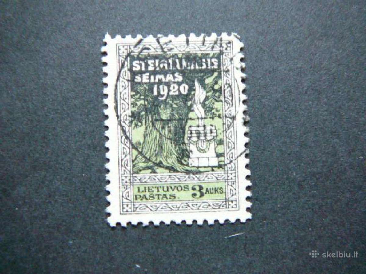 Lietuva 1920 Seimas 3a lit85a