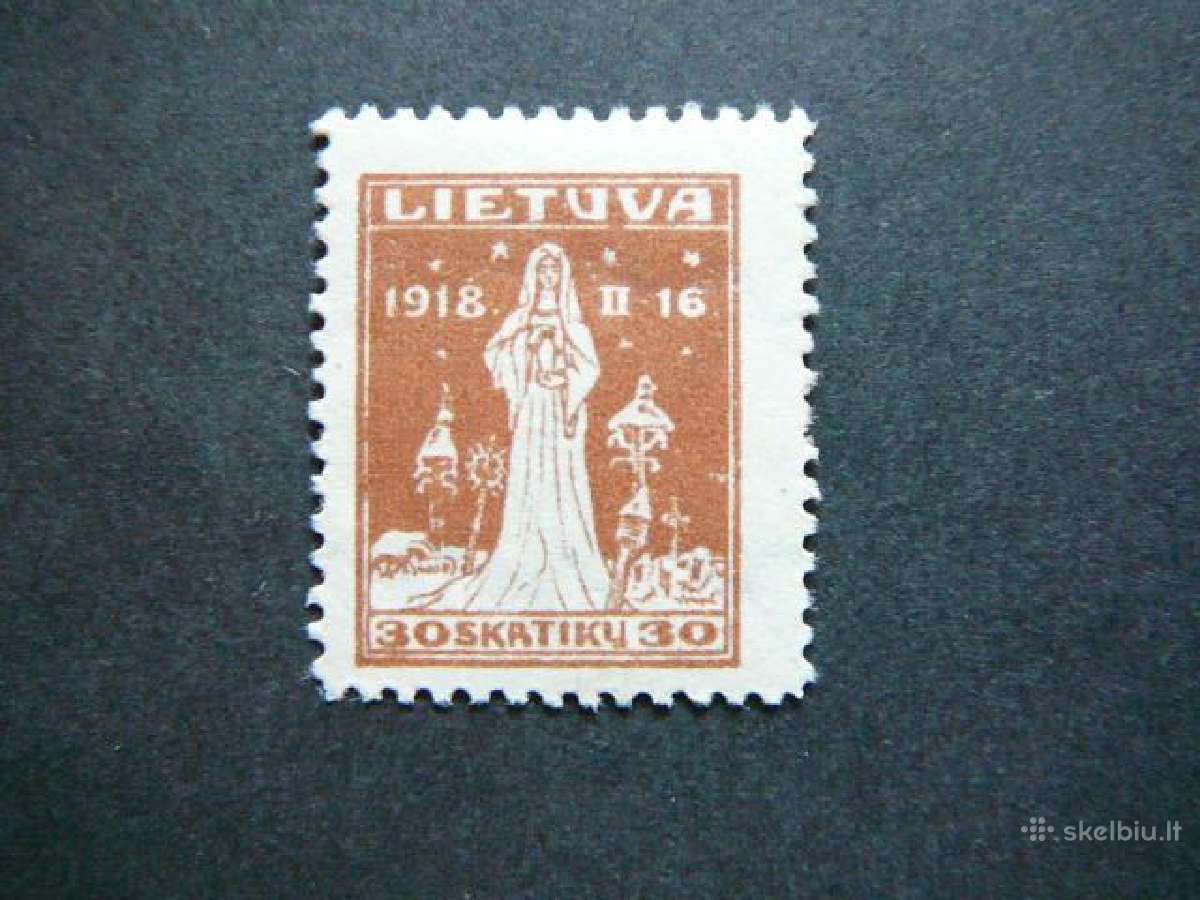 Lietuva 1920 Nepriklausoma 2m. 30sk. Mlh lit68sii