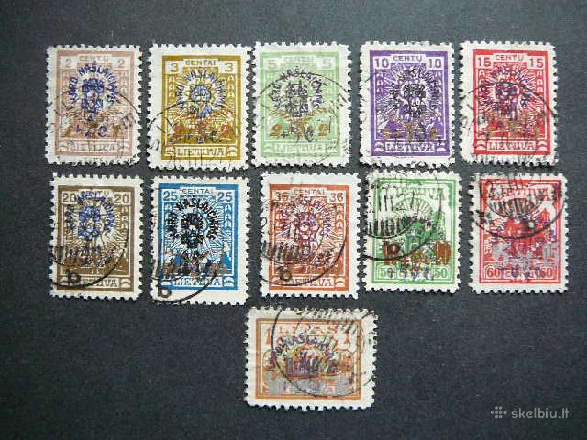 Lietuva 1926 Karo naslaiciai antsp. 246/56a