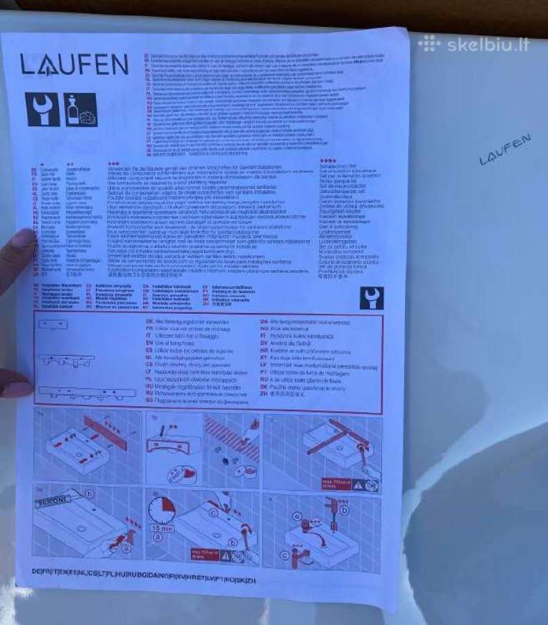 Laufen talux praustuvas - nuotraukos Nr. 4
