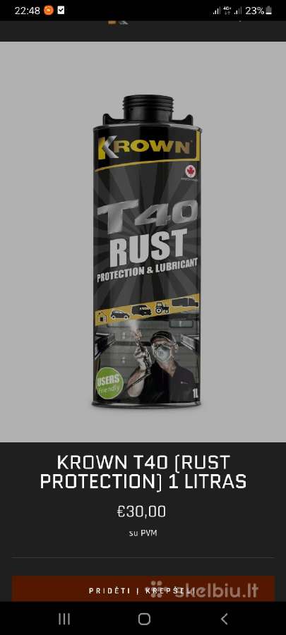 Krown T40 Antikorozine danga