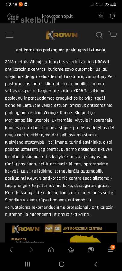 Krown T40 Antikorozine danga - nuotraukos Nr. 2