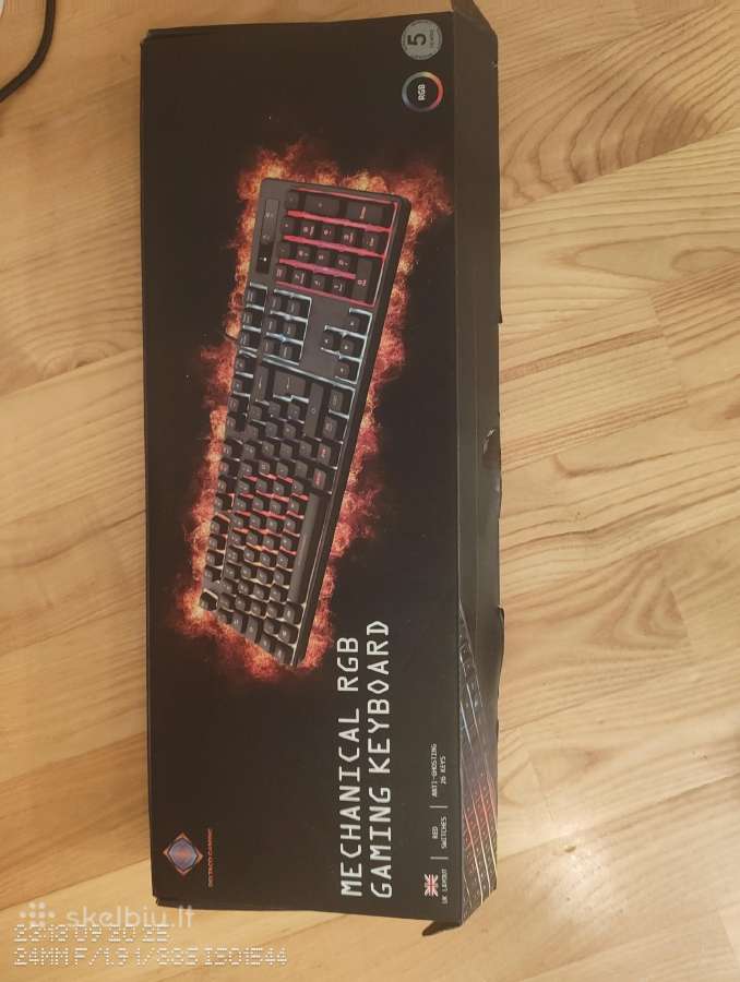 Klaviatūra Deltaco Gaming Rgb Gam-112-UK