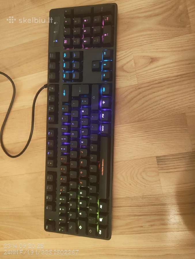 Klaviatūra Deltaco Gaming Rgb Gam-112-UK - nuotraukos Nr. 3