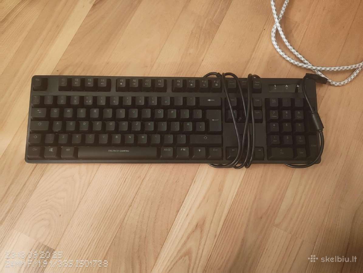 Klaviatūra Deltaco Gaming Rgb Gam-112-UK - nuotraukos Nr. 4