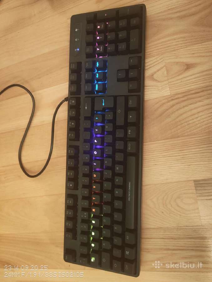 Klaviatūra Deltaco Gaming Rgb Gam-112-UK - nuotraukos Nr. 5