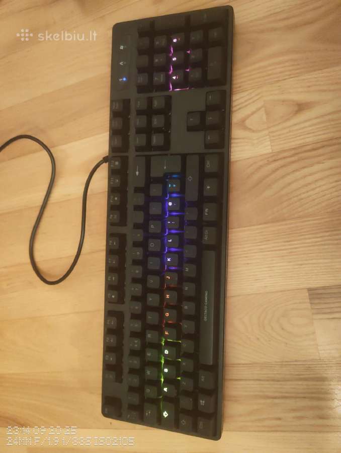 Klaviatūra Deltaco Gaming Rgb Gam-112-UK - nuotraukos Nr. 6