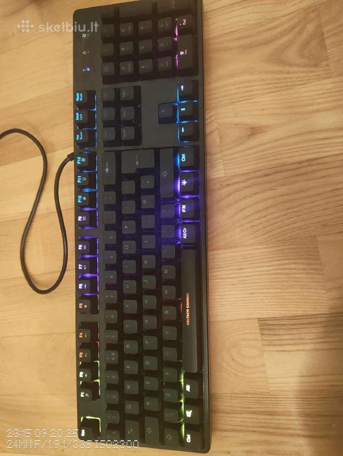 Klaviatūra Deltaco Gaming Rgb Gam-112-UK - nuotraukos Nr. 7