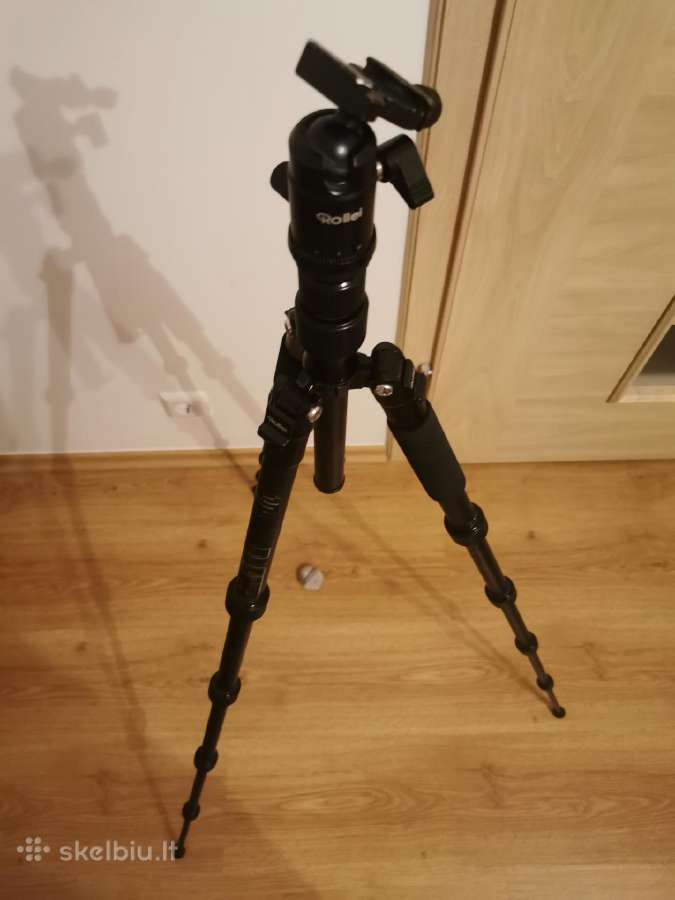 Rollei compact traveler trikojis stovas tripod