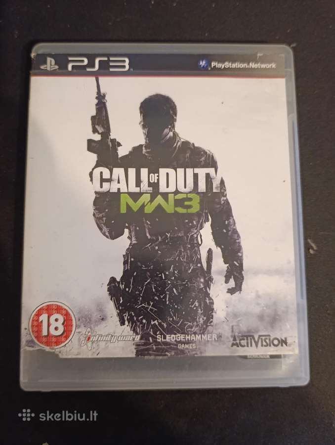 3 Zaidimai Call Of Duty PS3 - nuotraukos Nr. 2
