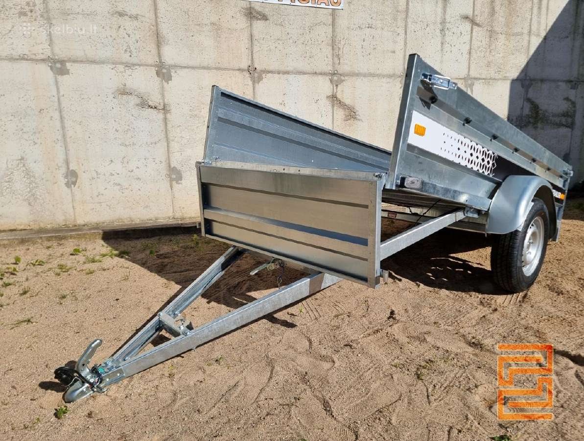 Nauja stipri 2.5x1.35m priekaba - nuotraukos Nr. 3