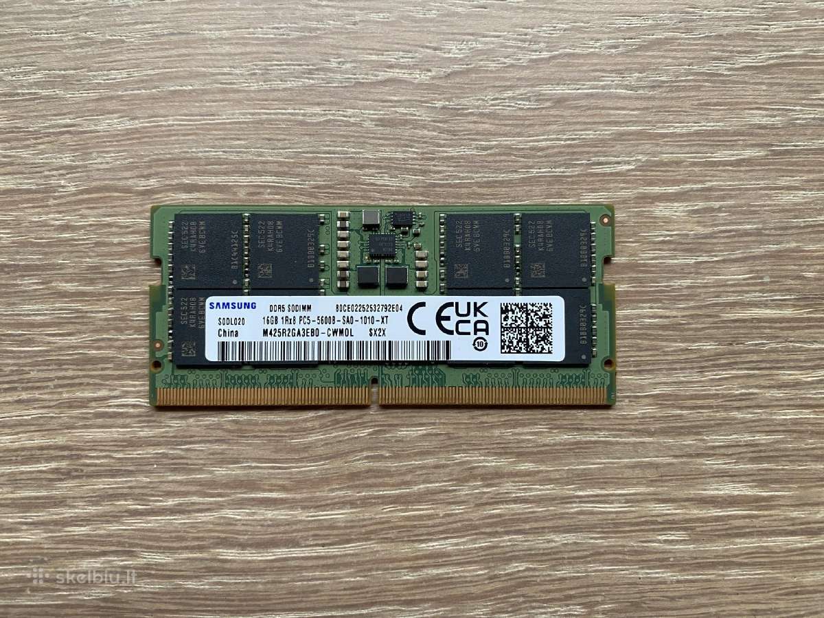 Samsung 16gb Ddr5 5600mhz RAM - nuotraukos Nr. 2