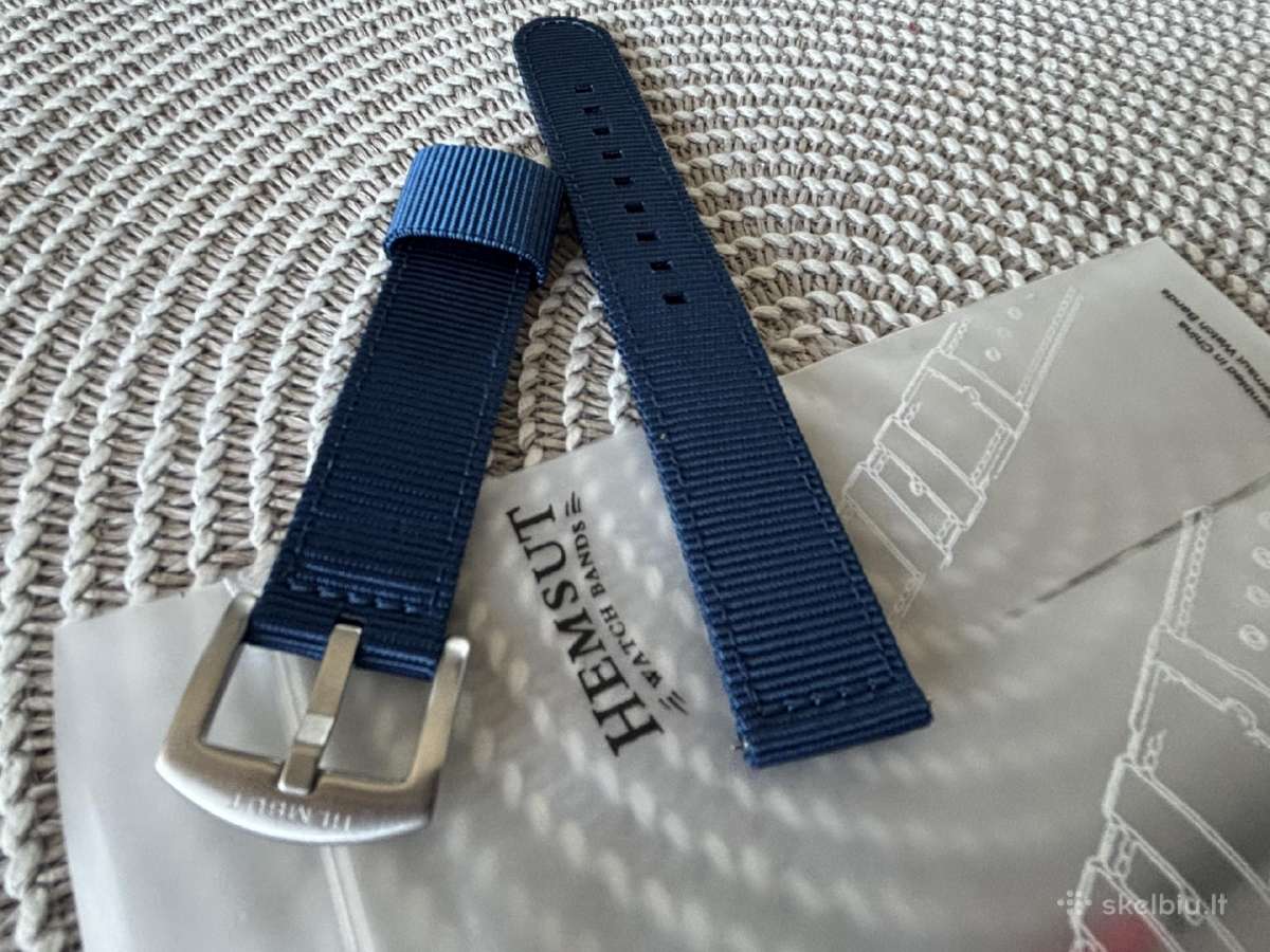 Nauja Hemsut 20mm nailoninė laikrodžio apyrankė