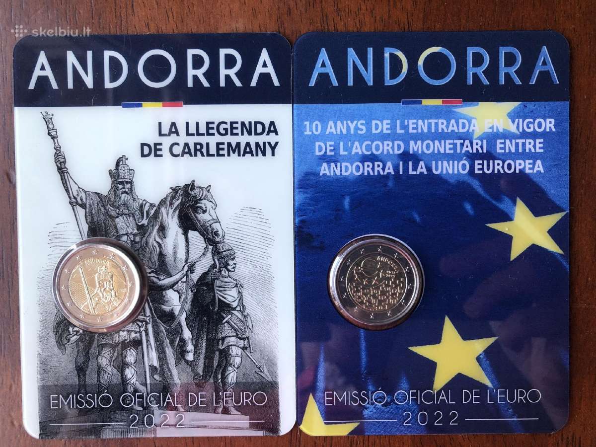 2022m. Andoros 2 eur. proginės monetos