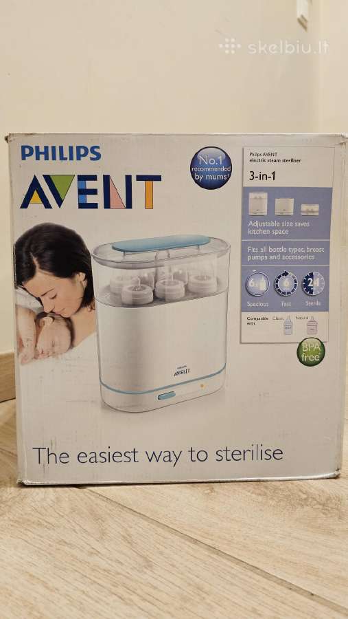 Philips Avent 3-in-1 el. garų sterilizatorius - nuotraukos Nr. 7