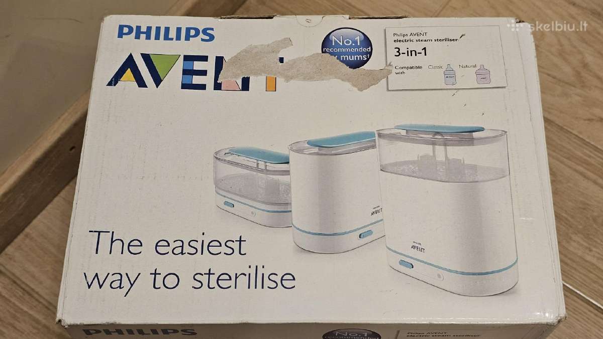 Philips Avent 3-in-1 el. garų sterilizatorius - nuotraukos Nr. 8