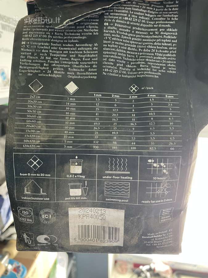 Fuga fugabella plytelių tarpams - nuotraukos Nr. 7