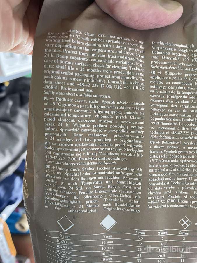 Fuga fugabella plytelių tarpams - nuotraukos Nr. 9