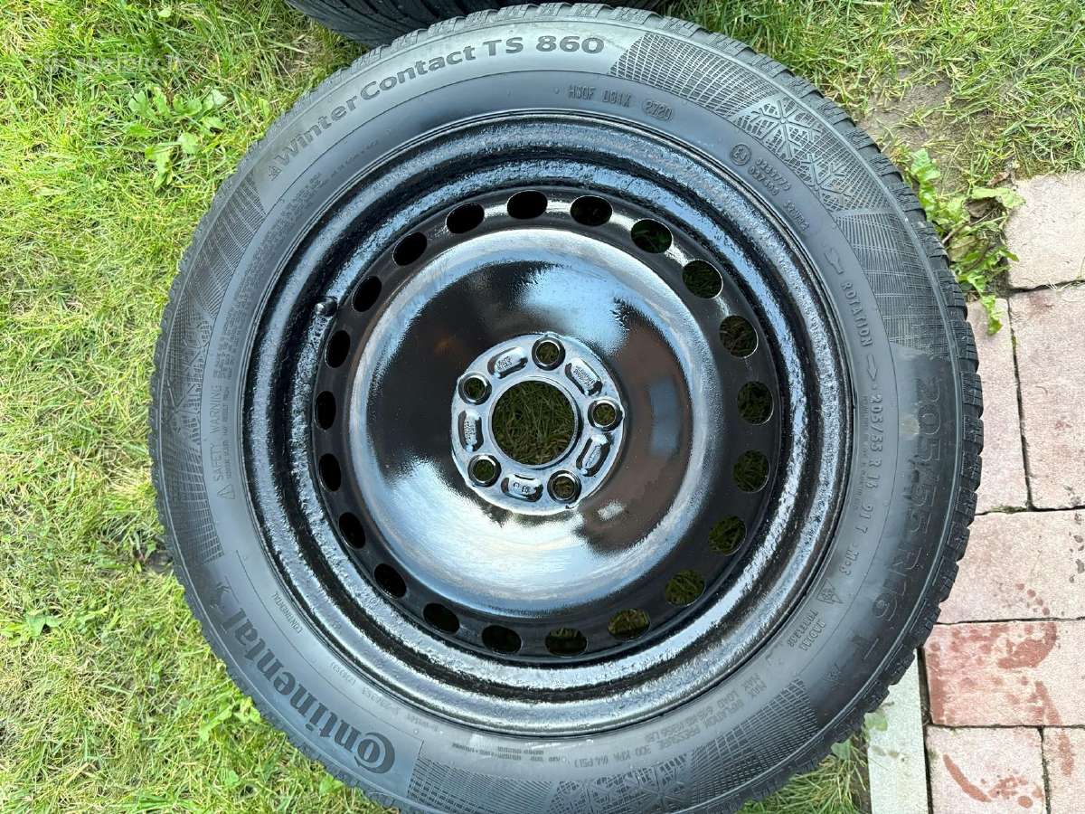 Volvo Plieniniai R16 ratlankiai su padangomis - nuotraukos Nr. 2