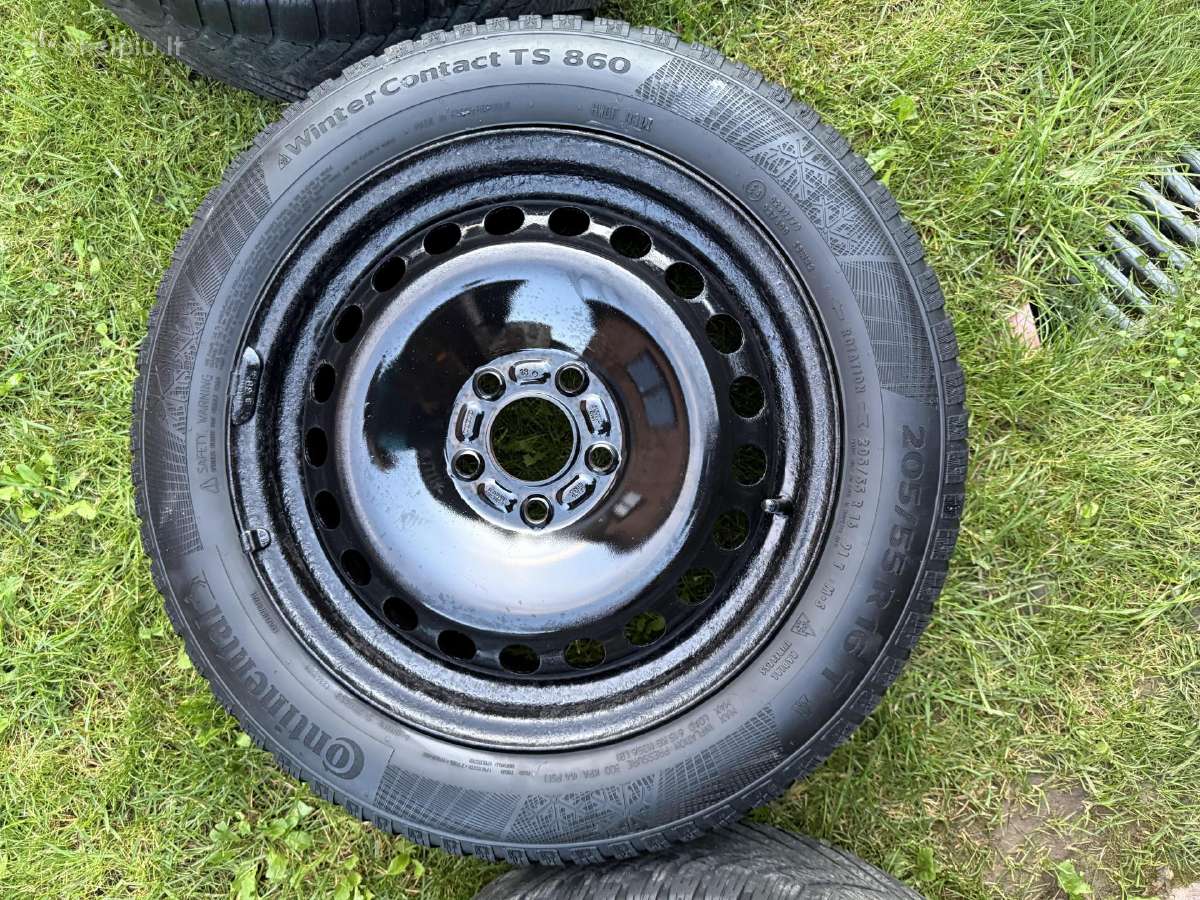 Volvo Plieniniai R16 ratlankiai su padangomis - nuotraukos Nr. 3