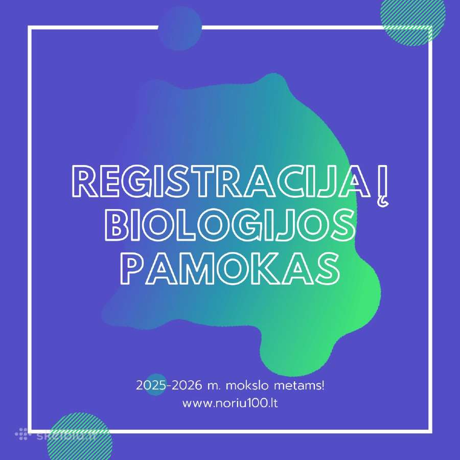 Biologijos Korepetitorius - Siekiantiems 100 balų! - nuotraukos Nr. 5