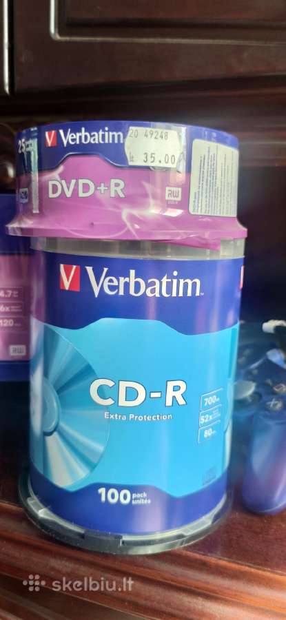 Verbatim Dvd+r 4.7 GB . - nuotraukos Nr. 2
