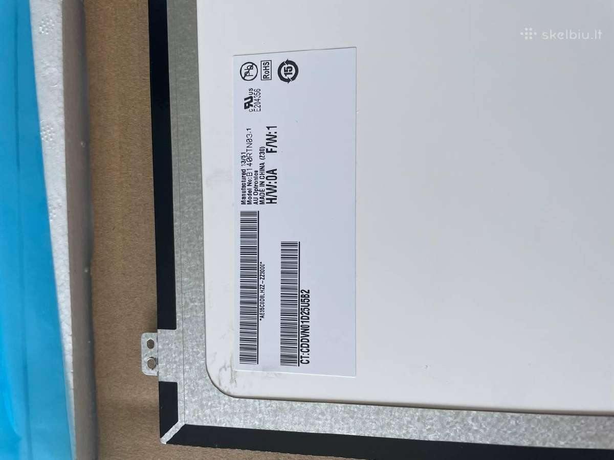 Monitor screen B140rtn03.1 - nuotraukos Nr. 3