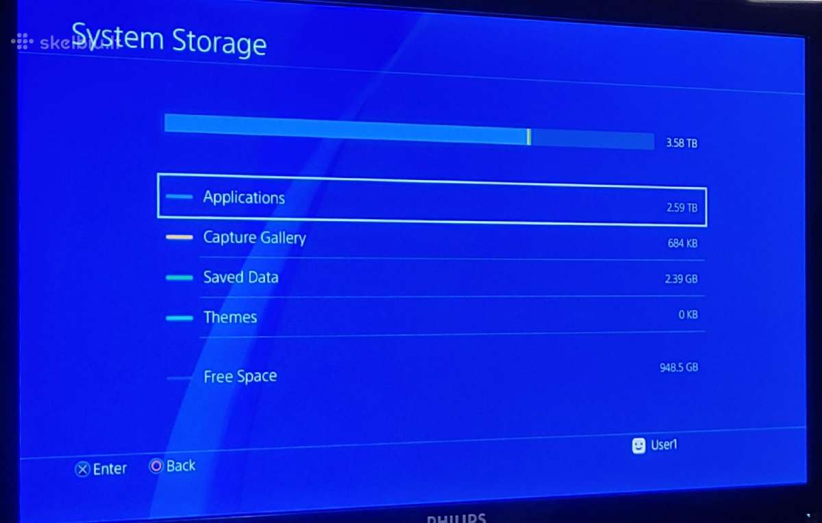 Ps4 "extra" phat 4tb Vue 11.00 - nuotraukos Nr. 4