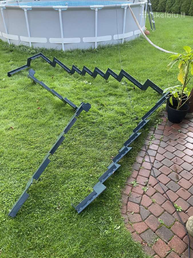 Parduodama metalinė laiptų konstrukcija - nuotraukos Nr. 2