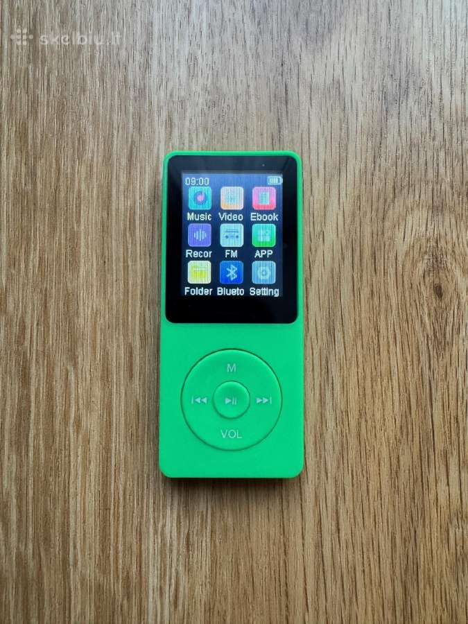 Mini Mp3 LCD Color Grotuvas Žalias
