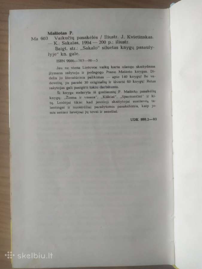 Pranas Mašiotas "Vaikučių pasakėlės" - nuotraukos Nr. 6