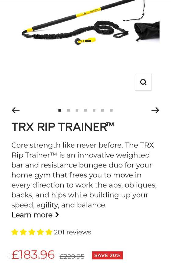 Diržų treniruoklis Trx Pro 4 - nuotraukos Nr. 12