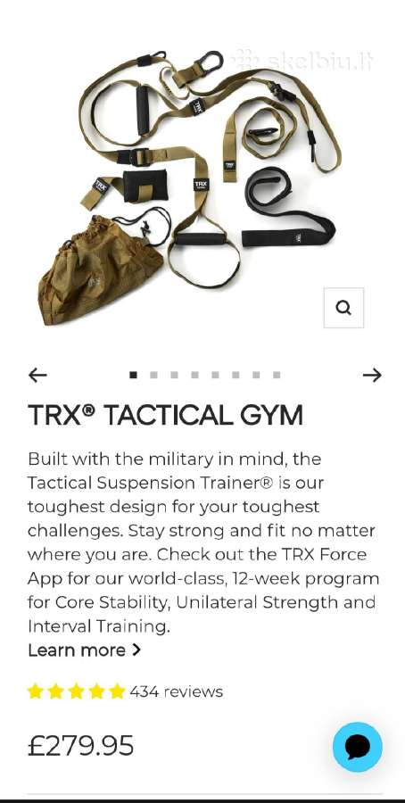 Diržų treniruoklis Trx Pro 4 - nuotraukos Nr. 9