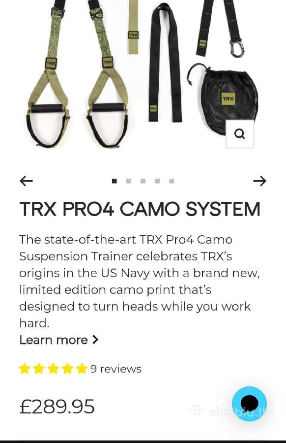 Diržų treniruoklis Trx Pro 4 - nuotraukos Nr. 10