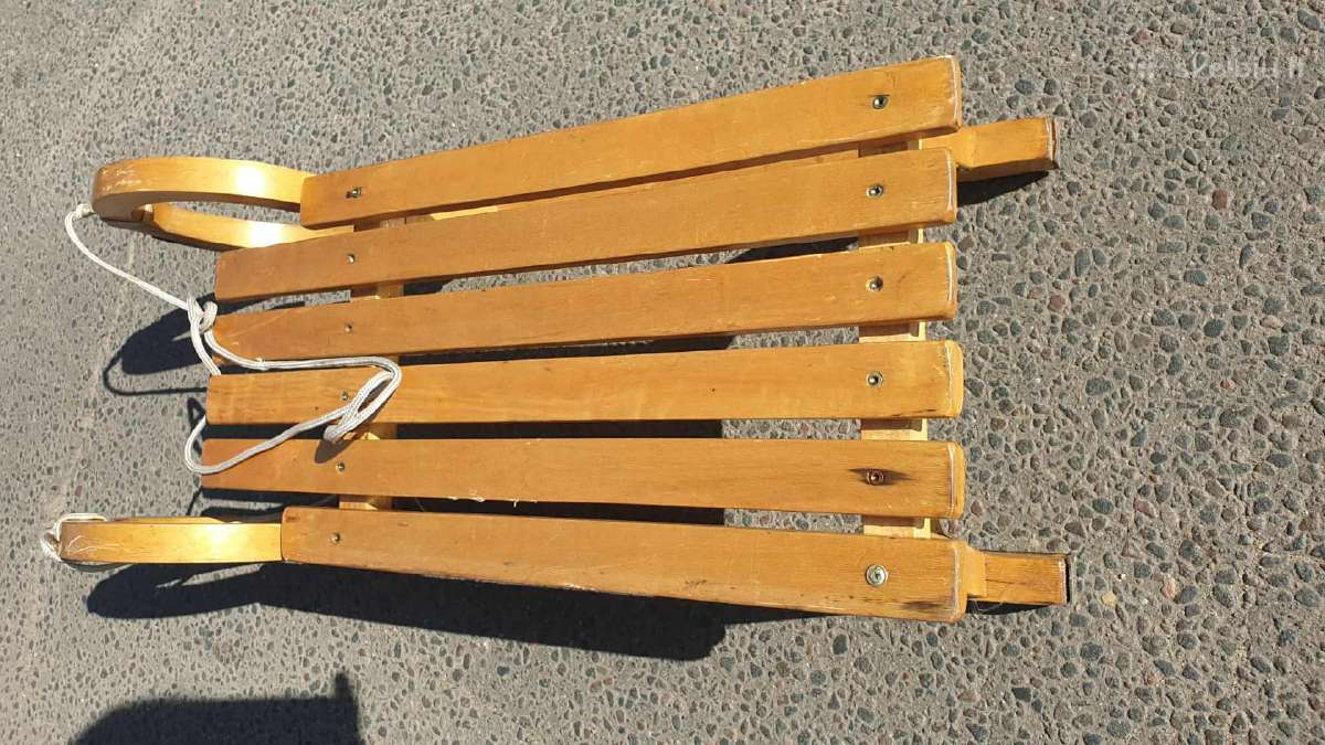 Tvirtos Vintage tarybinės rogės rogutės - nuotraukos Nr. 2
